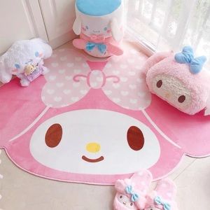 Melody Sanrio floor mat rug carpet large girls